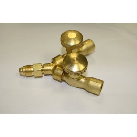 Western Enterprises Valved Y Connection, Inert Gas RH 5/8"-18 Male 411